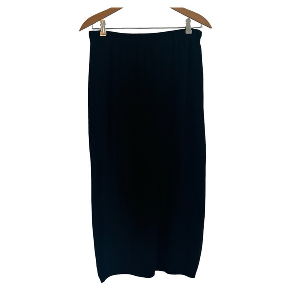 Karen Lessly Black Long Skirt Maxi Winter Fall M - Picture 1 of 7